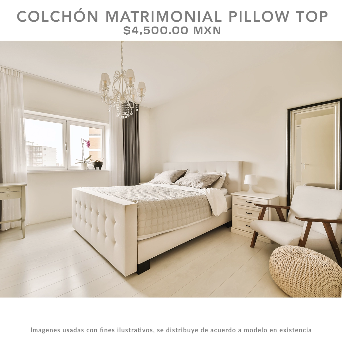 Colchon Matrimonial Pillow Top